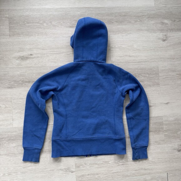 Vintage Lululemon Scuba Hoodie OG RARE No thumbholes Blue Size 8 EUC - Picture 2 of 12